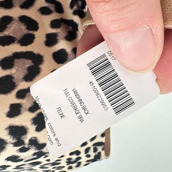 NWT Soma Vanishing Back Smooth Full Coverage Bra, Divine Leopard 44DDD - Picture 8 of 8